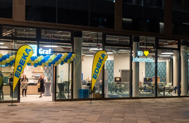Edeka eröffnet im Four Frankfurt